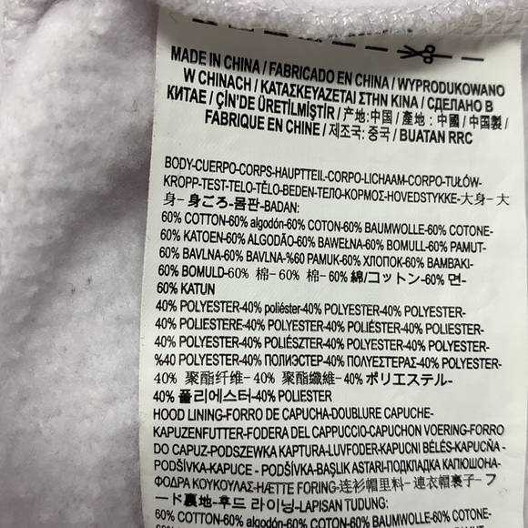 Vans Cropped Hoodie Sweatshirt White Logo Checkerboard Sleeve L Skater Y2K Chill - Picture 8 of 10